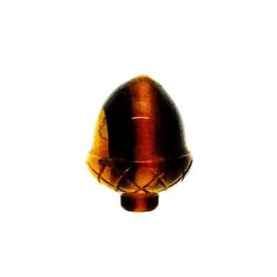 Acorn Carving in Tiger's eye.   SPR15250POL
