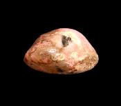 RHODOCHROSITE WITH MANGANESE POLISHED PEBBLE.   SP11323POL