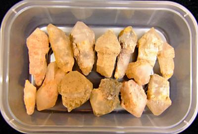 SCEPTRE QUARTZ POINTS WHOLESALE TRAY LOT.   SP12878WHSLF