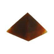 Pyramid in Brown/ Grey Coloured Agate.   SP15677POL