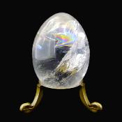 Gemstone Egg In Rainbow Quartz.   SP16532POL