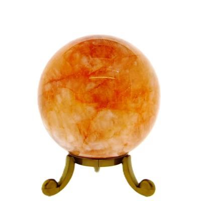 Gemstone Sphere In Fire Quartz.   SP16877POL