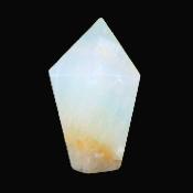 Pistachio Calcite Polished And Facetted Sceptre Point/ Tower Specimen.   SP17257POL