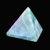 Gemstone Pyramid In Fluorite.   SP17301POL