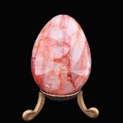 Gemstone Egg In Fire Quartz.   SP17384POL