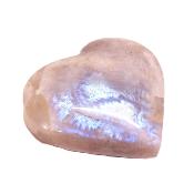 Gemstone Polished Heart In Sheen Moonstone.   SP17589POL