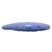 Agate Polished Front & Rear Face Slice Specimen Coloured Blue.   SP17640POL