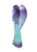 Gemstone Angel Carving In Fluorite.   SP17776POL