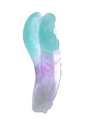 Gemstone Angel Carving In Fluorite.   SP17777POL 
