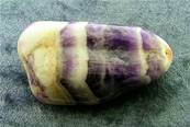 CHEVRON AMETHYST POLISHED PEBBLE SPECIMEN. SP8402POL