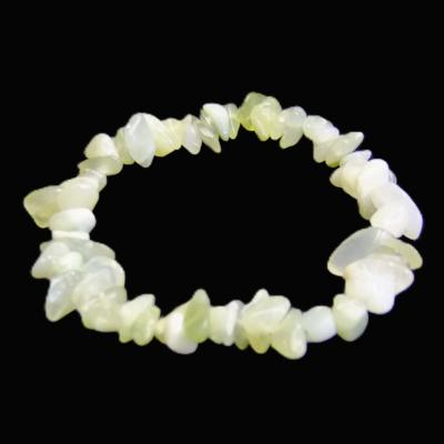 ELASTICATED NEW JADE CRYSTAL CHIP BRACELET 10 PACK.   SPR16578BRWH