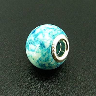 CHARM BEAD WITH STERLING SILVER LINING. 68200022