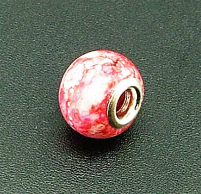 CHARM BEAD WITH STERLING SILVER LINING. 68200025