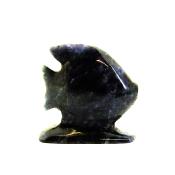 CARVING OF A FISH IN WHITE SODALITE.   SP12714POL