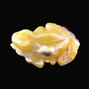 Carving Of A Frog In Fire Opal.   SP17072POL