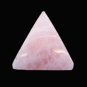 Gemstone Pyramid In Rose Quartz.   SP17300POL