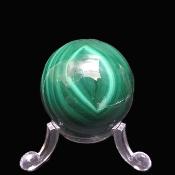 Gemstone Sphere In Malachite.   SP17314POL