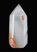 Polychrome Jasper Fully Polished And Facetted Point/ Tower Specimen.   SP17632POL