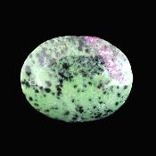 Ruby In Zoisite Fully Polished Pebble/ Palm Stone.   SP17749POL