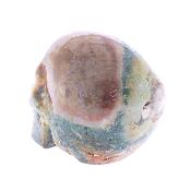 Gemstone Skull Carving In Jasper.   SP17771POL