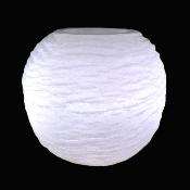 Selenite/ Satin Spar Spherical Tea Light Holder With Textured Surface.   SPR17520    