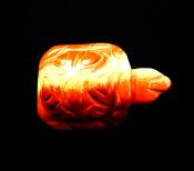 TORTOISE CARVING IN RED JASPER.   SP12445POL