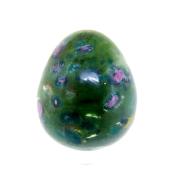 Ruby in Fuchsite Gemstone Egg.   SP15488POL
