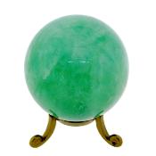 Gemstone Sphere In Green Fluorite.   SP16637POL