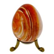 Gemstone Egg In Banded Carnelian.   SP16740POL