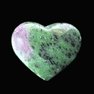 Ruby In Zoisite Fully Polished Gemstone Heart.   SP17129POL
