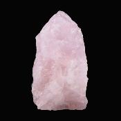 Rose Quartz Raw Crystal Specimen With Flat Cut Base To Stand.   SP17401