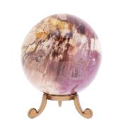 Gemstone Polished Sphere In Petrified Wood.   SP17561POL
