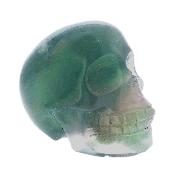 Gemstone Skull Carving In Fluorite.   SP17816POL