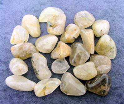 RUTILATED QUARTZ TUMBLE STONES (A GRADE) 1Kg BAG. SP7805WHA