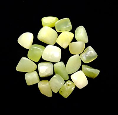 NEW JADE POLISHED TUMBLE STONES (500G BAG).   SPR13134WHA