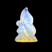 Kneeling Fairy Carved Figure in Opalite.   SPR15326POL