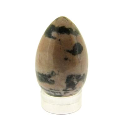 Gemstone Mini Egg in Rhodonite.   SPR15829POL