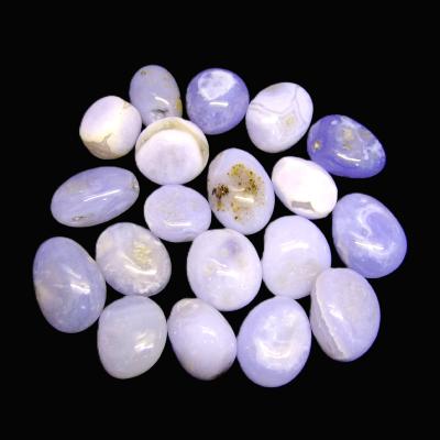 Blue Lace Agate Polished Pebble Specimens.   SPR16745POL