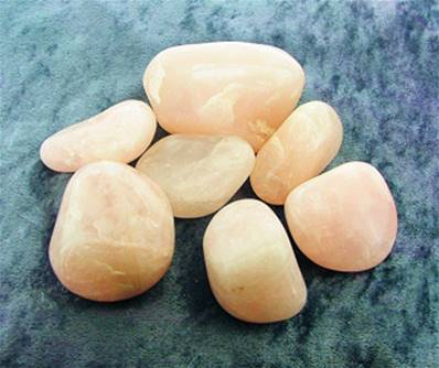 LARGE ROSE QUARTZ POLISHED PEBBLES (250g BAG) GRADE A, SIZE 5.    SPR6534WH