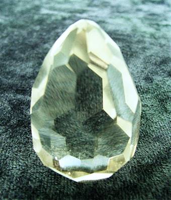 QUARTZ FACETED EGG. SPR7221POL