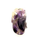 CARVING OF A SPROUTING SEEDLING IN AMETHYST.   SP12320POL