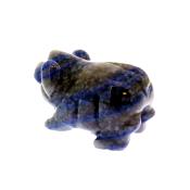 CARVING OF A PIG IN LAPIS LAZULI.   SP14264POL