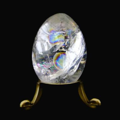 Gemstone Egg In Rainbow Quartz.   SP16532POL