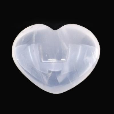 Gemstone Puff Heart In Girasol Quartz.   SP16996POL