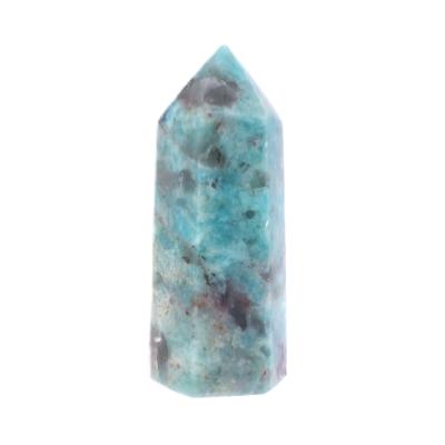 Amazonite Fully Polished And Facetted Tower/ Point Specimen.   SP17534POL