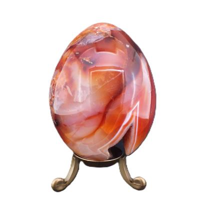 Gemstone Polished Geode Egg In Carnelian.   SP17573POL