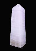 Fully Polished Gemstone Obelisk In Mangano Calcite.   SP17601POL 