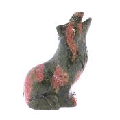 Carving Of A Wolf In Unakite.   SP17668POL