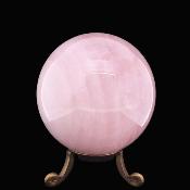 Gemstone Sphere In Rose Quartz.   SP17809POL