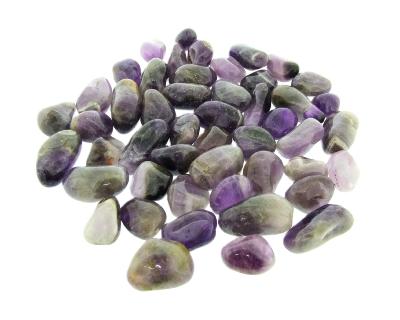 Amethyst Polished Tumble Stones (Size 3) Bulk Buy 1kg bag.   SPR15917WH